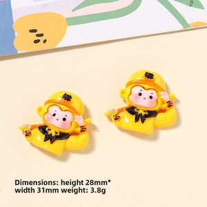 Accesorios Divertidos: Dijes de Resina Kawaii de Sirena con Base Plana, Lazos Deslumbrantes, Accesorios DIY para Pegamento Crema, Horquillas, Zapatos de Playa, Parches 3D para Moldeo - Product Image 1