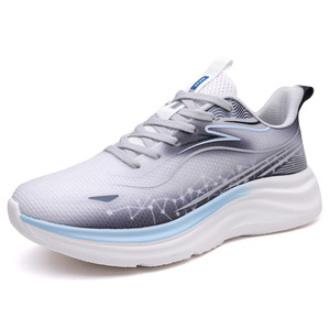Running Shoes Men Mesh Upper Rubber Outsole <b>EVA</b> Midsole Spring Lightweight Breathable Casual Sport Shoes - Product Image 5
