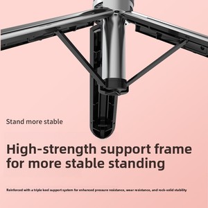 Mini <span class=keywords><strong>trépied</strong></span> pliable pour téléphone portable avec lumière d'appoint, télécommande et stabilisateur anti-tremblement pour diffusion en direct - Product Image 4