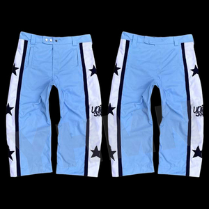 Completo Estivo Personalizzato da Uomo: <span class=keywords><strong>T</strong></span>-<span class=keywords><strong>shirt</strong></span> con Zip Oversize da Meccanico e Pantaloni a Zampa, Tuta Sportiva in Due Pezzi - Product Image 3