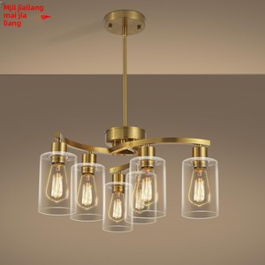 Lámpara de hierro forjado de estilo americano, diseño minimalista moderno, pasillos, cafeterías, bares, dormitorios, LED, 110-220V - Product Image 2