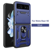 Coque de téléphone portable à anneau arrière antichoc magnétique pour MOTO Razr 40 Ultra