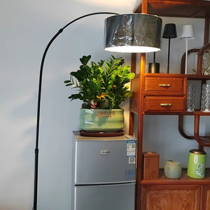 Moda classica pesca tessuto <span class=keywords><strong>paralume</strong></span> lampada da terra minimalista soggiorno camera da letto comodino girevole decorazione <span class=keywords><strong>per</strong></span> la casa lampada da terra - Product Image 2