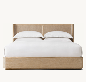 Muebles de Cama de Roble Macizo de Alta Calidad, Camas de Madera de Lujo para Dormitorio, Tamaño King - Product Image 2
