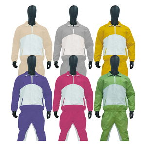 Conjunto de Chándal Personalizado de Verano para Hombre de Poliéster Impermeable Cortavientos con Cremallera Tallas Grandes Estampado - Product Image 2