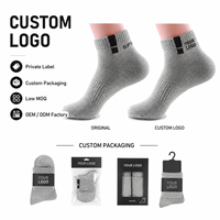 Chaussettes courtes blanches personnalisées, tricotées multicolores, OEM ODM, faible MOQ, directement de l'usine, été, personnalisation du logo