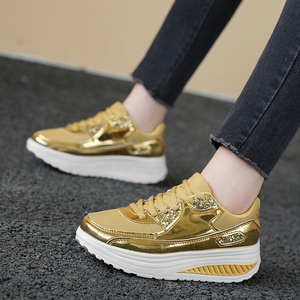 Baskets de sport tendance à lacets pour femmes, souples, durables, antidérapantes, respirantes, avec doublure en maille, confortables pour le sport et les activités de plein air toute l'année - Product Image 6