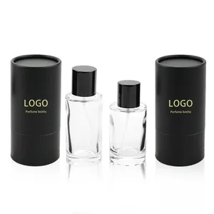 Wholesale High Grade Parfum Fragrance Bottle 30ml 50 Ml 100ml Empty Round Glass Perfume Bottle Luxury With Box Packaging