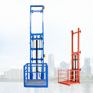 Elevador de escaleras de doble vía, 3 pisos y 2 pisos, elevador de carga hidráulico para almacén, elevador de mercancías para construcción - Product Image 5