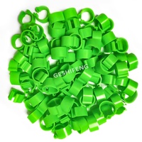 Bagues pour oiseaux en plastique, numérotées, ouvertes, 8mm 9mm, pour pattes de pinsons et pigeons