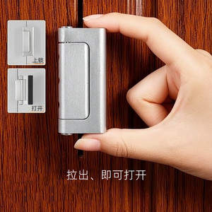 Aluminum Alloy Door Latch <b>Hook</b> And Pin Minimalist Design Easy Installation Safety <b>Bolt</b> For Wooden Door - Product Image 1