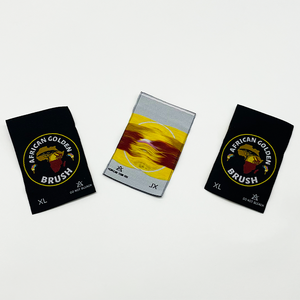 Etiquetas tejidas de buena calidad para ropa Transferencia personalizada Logotipo de prensa de calor Etiquetas de etiqueta de ropa personalizadas Etiquetas de nombre tejidas - Product Image 4