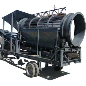 Gestione mobile dei rifiuti solidi urbani, impianto di vaglio a tamburo per il riciclaggio dei rifiuti popolare 2022 in Kuwait - Product Image 1