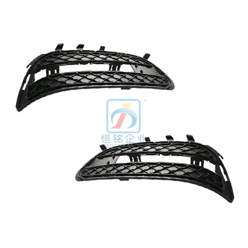 front grill benz e250 full black with camera holes with logo
