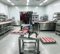 Machine automatique de formage de galettes de viande de qualité professionnelle pour hamburgers, poulet, poisson, haute capacité