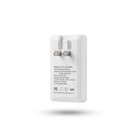 Cargador de Pared UltraSlim 65W GaN II con Doble USB-C PD - Enchufe de Pared Plegable Compacto con Compatibilidad Universal