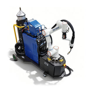 Machine de soudage MIG/<span class=keywords><strong>MAG</strong></span> robotisée automatique à prix avantageux, avec bras robot collaboratif 6 axes et poste de travail sur chariot de soudage, moteur haute performance - Product Image 4