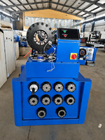 Machine à sertir les flexibles en caoutchouc de 2 pouces, robuste, utilisée pour la réparation des conduites hydrauliques et l'assemblage de flexibles.