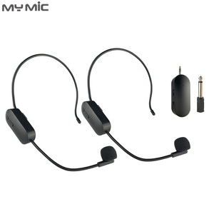 Fone de ouvido portátil com microfone sem fio, microfone duplo profissional para câmera e laptop, compatível com 2.4G, com microfone e condensador, My <span class=keywords><strong>MIC</strong></span> SI02 - Product Image 1