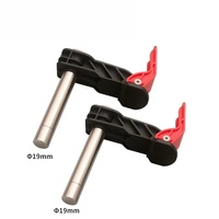 Penjepit Tekan Meja Kerja Kayu dari Paduan Aluminium 19/20mm, Pelat Penekan Meja, Alat Pertukangan Kayu, Penjepit Manual, Alat DIY