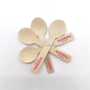 Posate in legno biodegradabile Eco Friendly logo personalizzato monouso all'ingrosso - Product Image 4