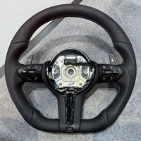Volant en cuir pleine fleur en forme de D personnalisé en gros pour BMW F10 F20 F30 F32 F80 F82 M3 M4 M5 M6 E90 X5 X6