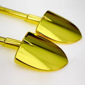 Real estate opening souvenirs start luck lucky gift creative handicraft gold shovel spot custom gold shovel