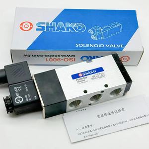 Shako seri PU520 5/<span class=keywords><strong>2</strong></span> cara aluminium Aloi katup Solenoid suku cadang pneumatik - Product Image 2