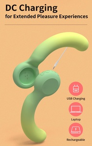 Çift uçlu kafa titreşimli uzaktan kumanda G Spot Clit stimülasyon seks oyuncak Strapless kadınlar için yapay penis vibratör üzerinde askısız kayış - Product Image 3