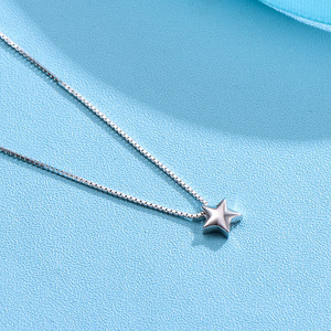 <span class=keywords><strong>Xin</strong></span> yide thiết kế ban đầu sterling bạc 925 ngôi sao tốt chuỗi Nhật Bản Hàn Quốc bạc trang sức Châu Âu Mỹ phong cách vòng cổ - Product Image 2