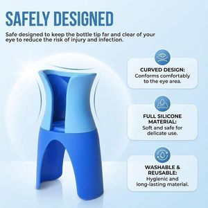 Gotero Ocular Portátil y Práctico, Asistente Ergonómico para Gotas con Soporte para Botella, Fácil de Usar, Hecho de Plástico Resistente - Product Image 4