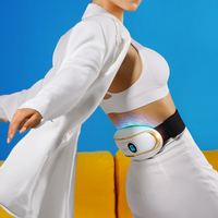 Heißer Kompressionsgürtel: Tragbarer, beheizter Vibrations-Massagegürtel mit Rotlichttherapie für Taille und Bauch – Ideal bei Menstruationsbeschwerden