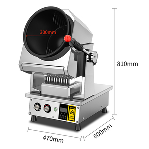 Máy nấu ăn tự động đa chức năng In-Smart Commercial Intelligent 300, thiết bị xào kiểu trống, robot nhà bếp, máy nấu công nghiệp - Product Image 2