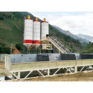 Minrui Pequeña Planta Mezcladora de Concreto Estacionaria Automática de 25m³ HZS25 con Bomba, Motor, Caja de Cambios y PLC - Product Image 5