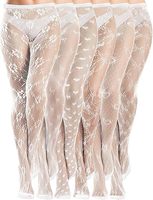 Bas personnalisés collants blancs imprimés marque CC imprimé étoile collants gg lettre bas résille florale dentelle maille collants résille