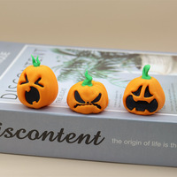 Nouvelles décorations d'Halloween : ornements citrouille et fantôme, décorations de boîte cadeau et accessoires de bouquet d'Halloween