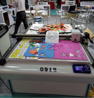 Plotter y máquina de plegado troquelado digital electrónico de embalaje de caja de corte