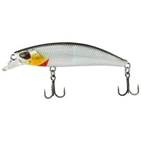 Leurre de pêche artificiel dur en ABS, type micro-organisme, imitation requin, coulant, avec hameçons, 64mm 4g, pour pêche en eau douce au bar