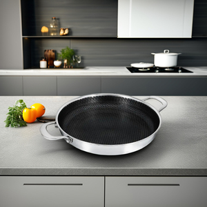 Commercial Seafood Grill Risotto <strong>Pan</strong> Stainless Steel Honeycomb Nonstick <strong>Paella</strong> <strong>Pan</strong> Skillet <strong>Pan</strong> - Product Image 6