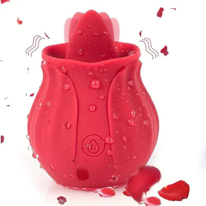 Rose Toy Swing Zunge lecken <span class=keywords><strong>Vibrator</strong></span> weiblich leistungs starke Mund nippel Klitoris Stimulator Massage gerät Erwachsene Waren Sexspielzeug für Frauen - Product Image 2