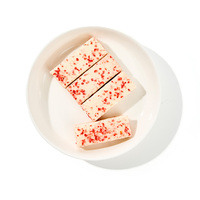 Barra de Wafers de Yogur con Fresas Saludables de Fábrica China, Snack Crujiente de Cereal con Frutas a Granel para Niños, Empaque Personalizado