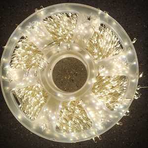 Đèn Led dây 50m 100m ngoài trời trong nhà không thấm nước ấm trắng dây đồng cụm đèn cây 8 chế độ lấp lánh đèn Cổ Tích - Product Image 1