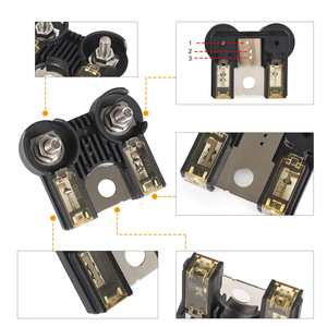 ที่ใส่ฟิวส์แบตเตอรี่ 3 รู 200A 120 แอมป์ พร้อมน็อตสำหรับฟอร์ด AE5Z 14526 B - Product Image 1