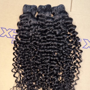 ผู้ค้าส่งผมแท้แบบมัด  สีธรรมชาติ  แบบลอนลึก  ต่อผม  ผมดิบ  แบบมัด  จัดเรียงเกล็ดผม  แบบเย็บสองชั้น - Product Image 2