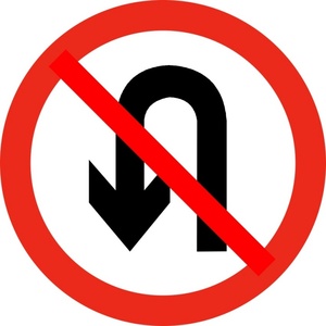 Más de 20 años de experiencia en el fabricante, señal de tráfico personalizable sin giro a la izquierda, señal de advertencia de seguridad vial de aluminio reflectante - Product Image 1