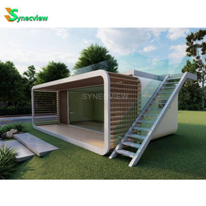 स्रोत उत्पादन प्रकाश स्टील कैप्सूल घरों में 2ft/30फीट/40ft लक्जरी अनुकूल पारंपरिक आधुनिक उद्यान विला - Product Image 4