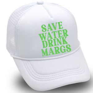 2025 gros personnalisé 5 panneaux mousse bord incurvé maille camionneur chapeau économiser l'eau boisson Margs camionneur chapeaux - Product Image 3