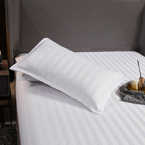 Juego de funda nórdica blanca y negra a rayas, Sábana estampada de tela de sarga de algodón de calidad - Product Image 5