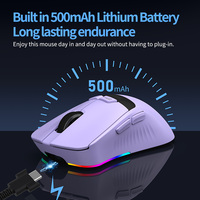 Écran spectacle souris sans fil Rechargeable programmable 8Khz accessoires de jeu PC 2.4G BT filaire Triple Modes souris de jeu
