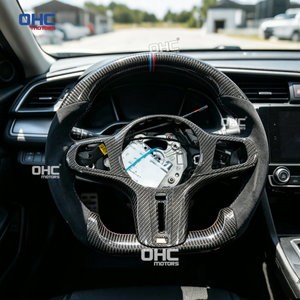 Volante Deportivo M de Cuero Gamuzado y Fibra de Carbono Mate para <span class=keywords><strong>BMW</strong></span> Serie 3 G20 2020-2024 G21 G28 G22 M3 G80 M340i M440i con Calefacción - Product Image 1